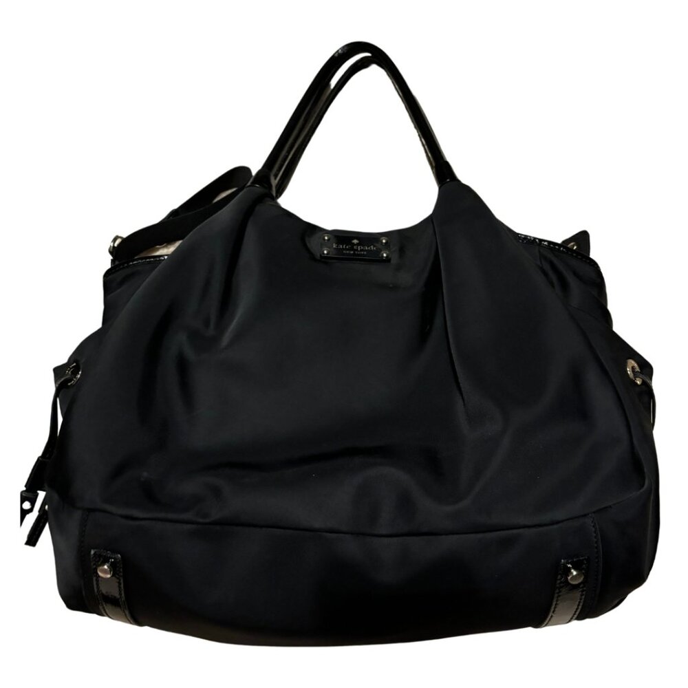 EUC: Kate Spade Black Nylon Baby & Diaper bag